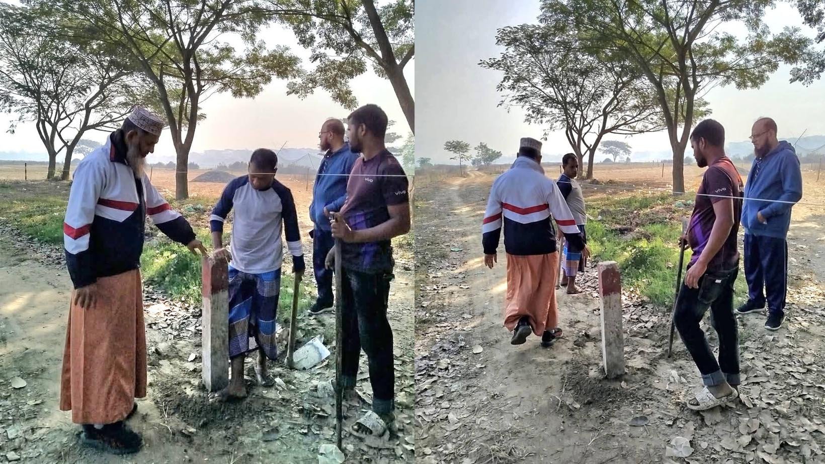 প্লটিং এর কাজ দ্রুত এগিয়ে চলছে ইসলামনগর আবাসিক প্রকল্পে