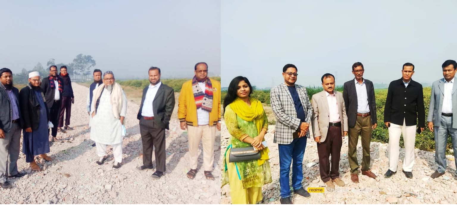 প্লট ক্রেতাদের উপস্তিতিতে মুখরিত ইসলামনগর আবাসিক প্রকল্প